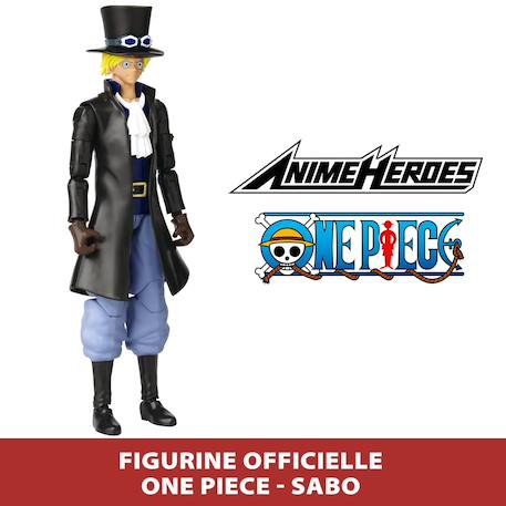 Figurine articulée enfant one piece sabo Noir - sabo 2 - vertbaudet enfant 