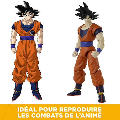 Figurine articulée dragon ball super goku Orange - goku 5 - vertbaudet enfant 