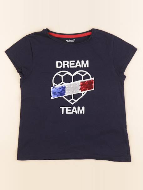 Tee-shirt - 8 ans Bleu 1 - vertbaudet enfant 
