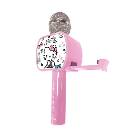 Microphone hello kitty sans fil avec enceinte, une fonction changement de voix, un support t?l?phone r?tractable et option bluetooth MULTICOLORE 6 - vertbaudet enfant 