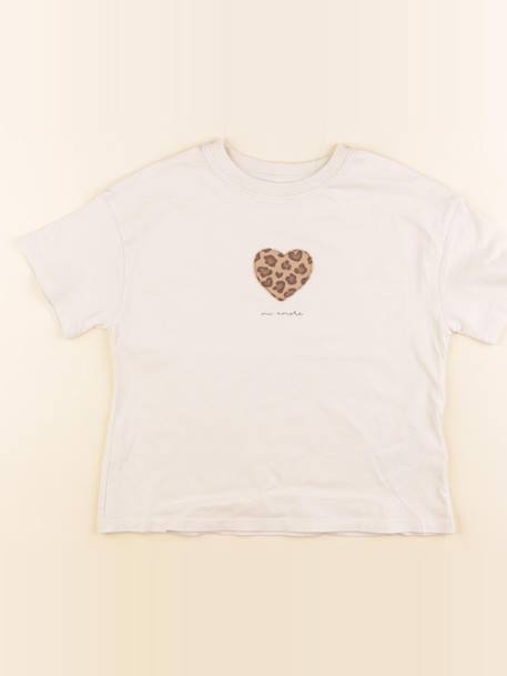 Tee-shirt - 5 ans Beige 1 - vertbaudet enfant 