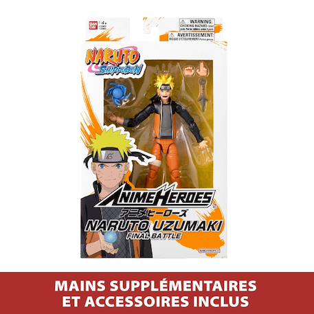 Figurine articulée enfant naruto final battle Orange - naruto uzumaki (final battle) 5 - vertbaudet enfant 