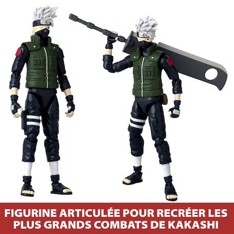 Figurine articulée naruto shippuden kakashi Vert - kakashi (fourth great ninja war) 3 - vertbaudet enfant 