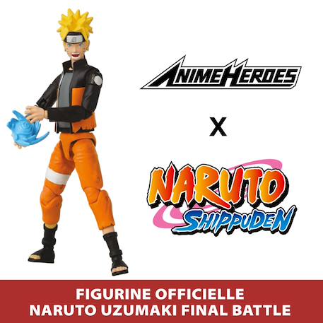 Figurine articulée enfant naruto final battle Orange - naruto uzumaki (final battle) 2 - vertbaudet enfant 