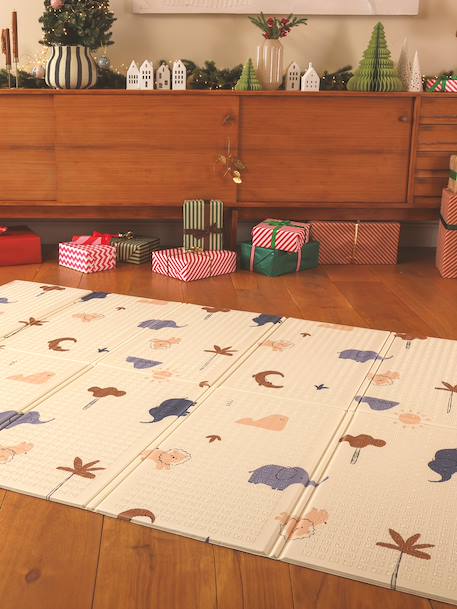 Grand tapis d'activités pliable jaune+Lunes / nuages+Petit cœur+Retro Flower+Tanzanie+Terrazzo 1 - vertbaudet enfant 