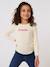 T-shirt iconic thermolactyl sensitive Blanc cassé+Violet profond 1 - vertbaudet enfant 