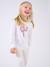 T-shirts thermolactyl sérigraphiés Blanc+Blanc pure+Blanc rose 2 - vertbaudet enfant 
