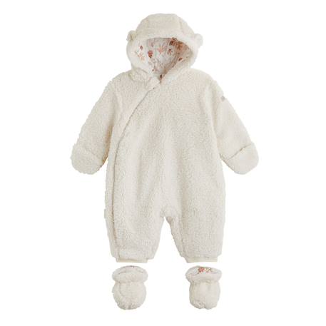 Combi pilote avec chaussons amovibles edoni Ecru 2 - vertbaudet enfant 