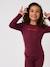 T-shirt iconic thermolactyl sensitive Blanc cassé+Violet profond 6 - vertbaudet enfant 