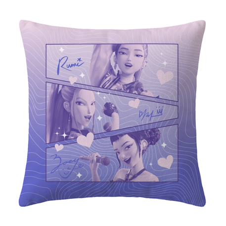Coussin imprimé, kpop demon hunters golden Violet 1 - vertbaudet enfant 