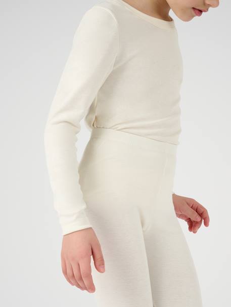 Caleçon fine côte thermolactyl sensitive Gris+Jaune pâle 6 - vertbaudet enfant 