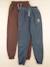 Lot de 2 joggings - 12 ans Bleu, marron 1 - vertbaudet enfant 