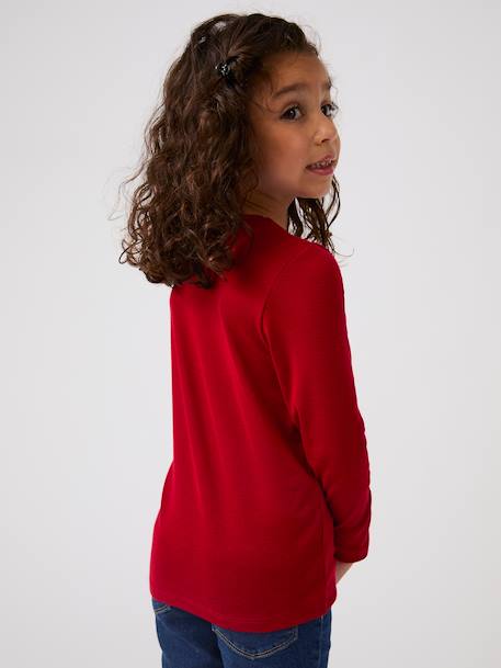 T-shirt thermolactyl sensitive Rose poudré+Rouge 6 - vertbaudet enfant 