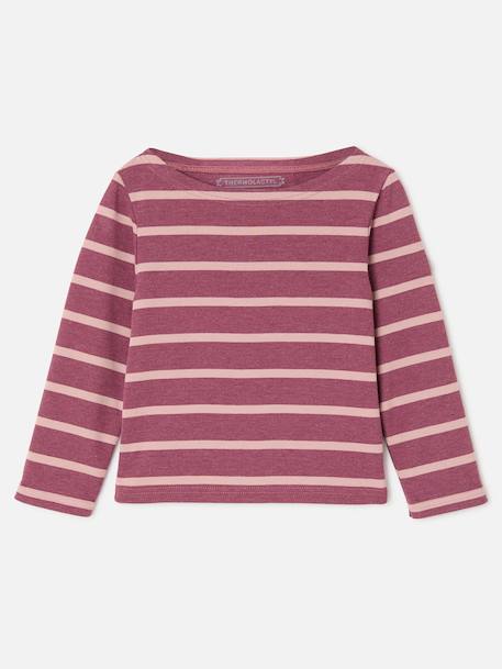 Marinière thermolactyl Blanc+Gris 7 - vertbaudet enfant 