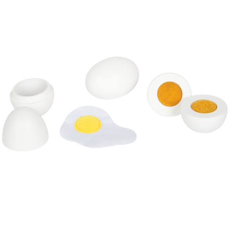Boite de 6 œufs en bois Blanc 5 - vertbaudet enfant 
