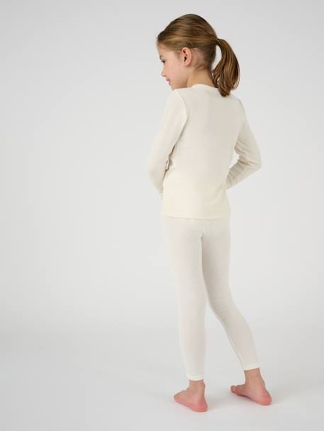 Caleçon fine côte thermolactyl sensitive Gris+Jaune pâle 7 - vertbaudet enfant 