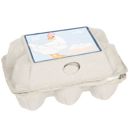 Boite de 6 œufs en bois Blanc 6 - vertbaudet enfant 