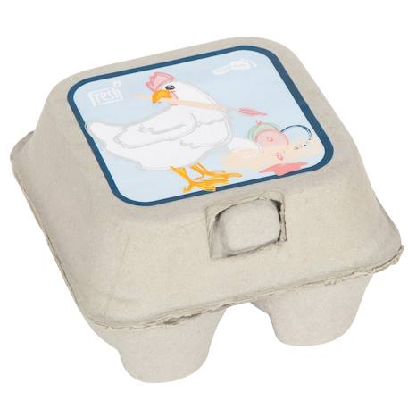 Œufs de pâques en bois Gris 6 - vertbaudet enfant 