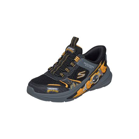 Baskets garçon basses à lacets Black jaune+Multi couleur 6 - vertbaudet enfant 
