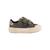 Baskets fille basses à scratch Kaki+Nude 1 - vertbaudet enfant 
