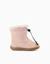 Bottines barefoot avec doublure en sherpa Rose 2 - vertbaudet enfant 