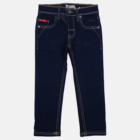 Jean slim 5 poches, coupe droite Bleu brut+Bleu brut used 4 - vertbaudet enfant 