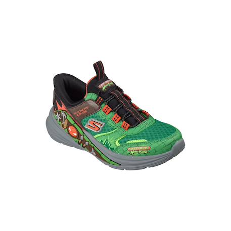 Baskets garçon basses à lacets Black jaune+Multi couleur 9 - vertbaudet enfant 