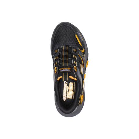 Baskets garçon basses à lacets Black jaune+Multi couleur 5 - vertbaudet enfant 