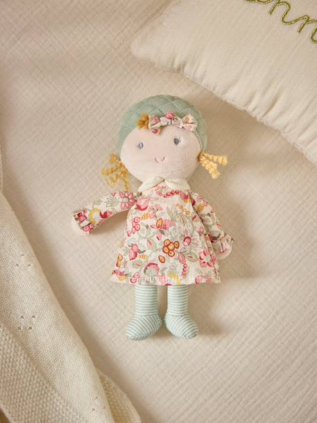 Poupée juliette en tissu imprimé mireille Imprimé mireille 3 - vertbaudet enfant 