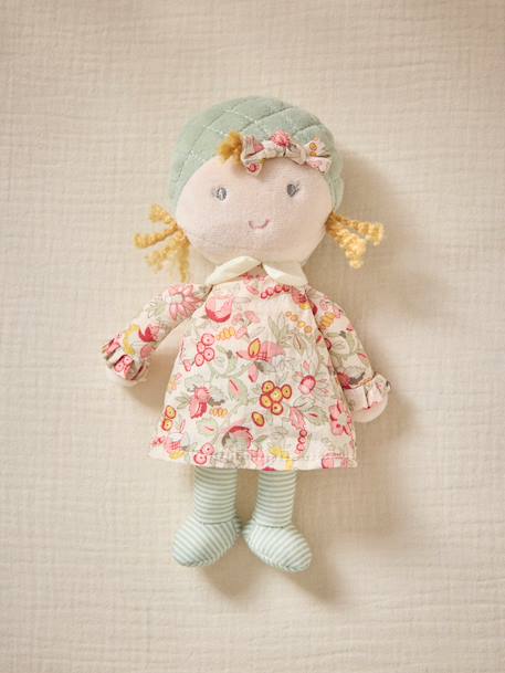 Poupée juliette en tissu imprimé mireille Imprimé mireille 1 - vertbaudet enfant 