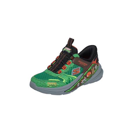 Baskets garçon basses à lacets Black jaune+Multi couleur 12 - vertbaudet enfant 