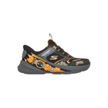Baskets garçon basses à lacets Black jaune+Multi couleur 1 - vertbaudet enfant 