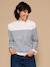 Pull Léopard Capsule Famille écru 2 - vertbaudet enfant 
