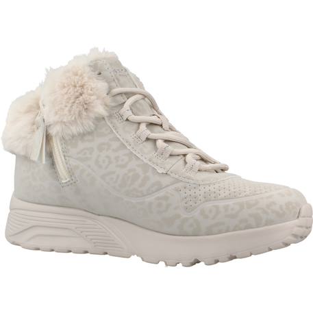 Baskets filles montantes à lacets Imprimé animalier bbk+Imprimé animalier nat+Naturel+Noir 11 - vertbaudet enfant 