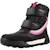 Bottes fille imperméables  à scratchs j trekkyup Multicolore+Noir 10 - vertbaudet enfant 