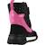 Bottes fille imperméables  à scratchs j trekkyup Multicolore+Noir 9 - vertbaudet enfant 