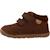 Baskets montantes à scratch Marine+Marron 8 - vertbaudet enfant 