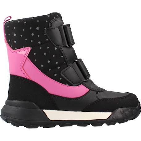 Bottes fille imperméables  à scratchs j trekkyup Multicolore+Noir 7 - vertbaudet enfant 