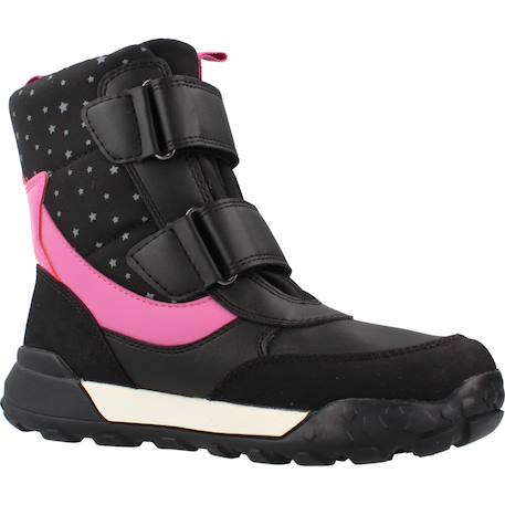 Bottes fille imperméables  à scratchs j trekkyup Multicolore+Noir 11 - vertbaudet enfant 
