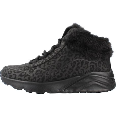 Baskets filles montantes à lacets Imprimé animalier bbk+Imprimé animalier nat+Naturel+Noir 2 - vertbaudet enfant 