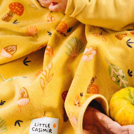Bavoir boo évolutif 6 mois - 4 ans cosy fall Jaune 3 - vertbaudet enfant 