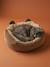Panier matelassé pour chat et chiens caramel+marron imprimé 3 - vertbaudet enfant 
