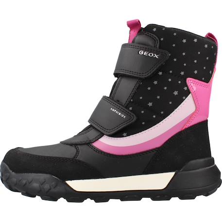 Bottes fille imperméables  à scratchs j trekkyup Multicolore+Noir 8 - vertbaudet enfant 