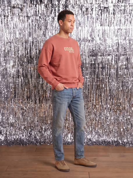 Sweat noël manches longues homme Capsule Famille terracotta 5 - vertbaudet enfant 
