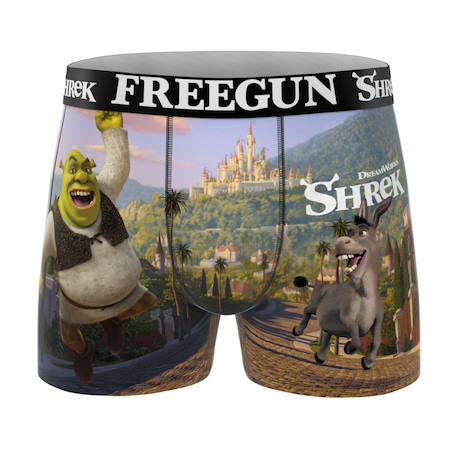 Lot de 3 boxers  shrek Vert/bleu/noir 4 - vertbaudet enfant 