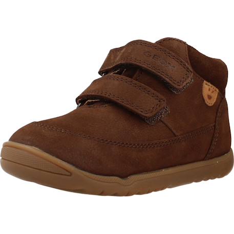 Baskets montantes à scratch Marine+Marron 10 - vertbaudet enfant 