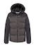 Blouson à capuche bi-matière Anthracite+Noir 4 - vertbaudet enfant 