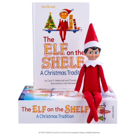 Set de cadeau lutin farceur elfe Elfie et livre- anglais Multicolor 2 - vertbaudet enfant 