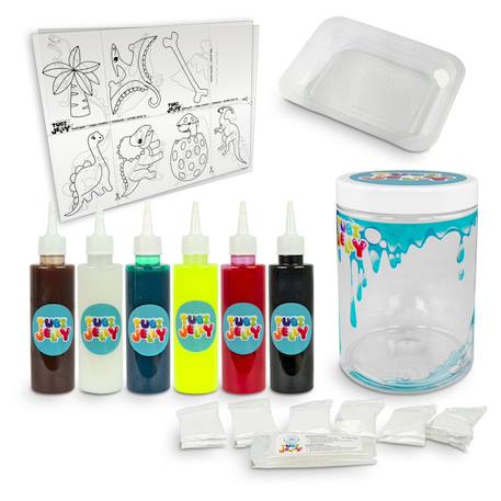 Tubi jelly dinosaures - création de figurines en gel - set avec 6 couleurs Multicolor 2 - vertbaudet enfant 