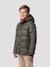 Blouson matelassé à capuche Kaki+Noir 2 - vertbaudet enfant 
